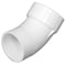 Charlotte Pipe And Foundry Charlotte Pipe Schedule 40 2 in. Hub X 2 in. D Spigot PVC Street Elbow 1 pk PVC003231000 - alternate 1